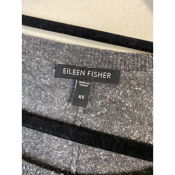 Eileen‎ Fisher Wool Silk Blend Women Charcoal Gray Dolman Sleeve Sweater Size XS - Picture 12 of 15